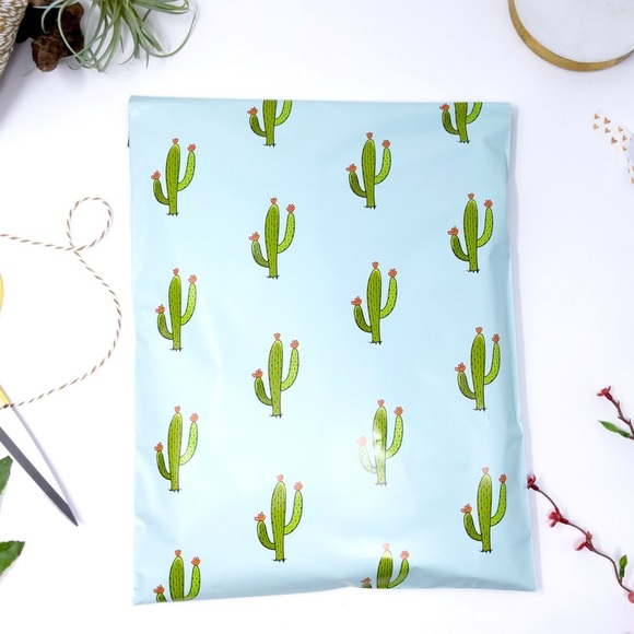 25 10X13 Cactus Green Poly Mailers CLEARANCE - Picture 5 of 6